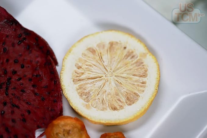 USTCM JoyFull Mixed Fruit Infusions Fruit Tea Single Pack All Natural Dried Fruits Mixed Flavors Make Perfect Tea! 15g (Red Dragon Fruit, Lemon, Kumquat, Pack of 3)