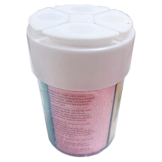 Sentovac 4-Colors Sanding Sugar for Baking Edible Sparkling Sugar Sprinkles Coarse Sugar Crystals for Baking Cake Cookie Cupcake Topper Ice Cream Decoration Supplies（Purple Yellow Green Pink）