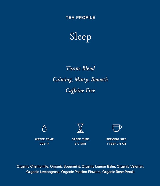 Art of Tea | Sleep Herbal Tisane Tea | 4oz Refill Bag