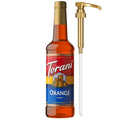 Torani Orange Syrup for Drinks, Flavoring for Iced Tea, Sodas, Cocktails, and Milk Shakes, Pump Included, 25.4 Oz