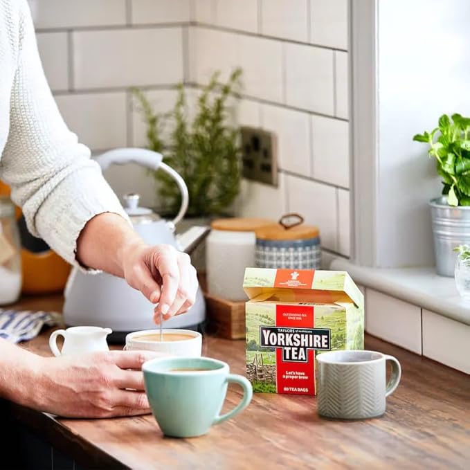 Yorkshire Tea, Black Tea, 80 Teabags (Pack of 2)