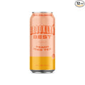 Brooklyn Best Peach Iced Tea, Not too Sweet, Better for You Drink - 15 Fl Oz (Pack of 12)