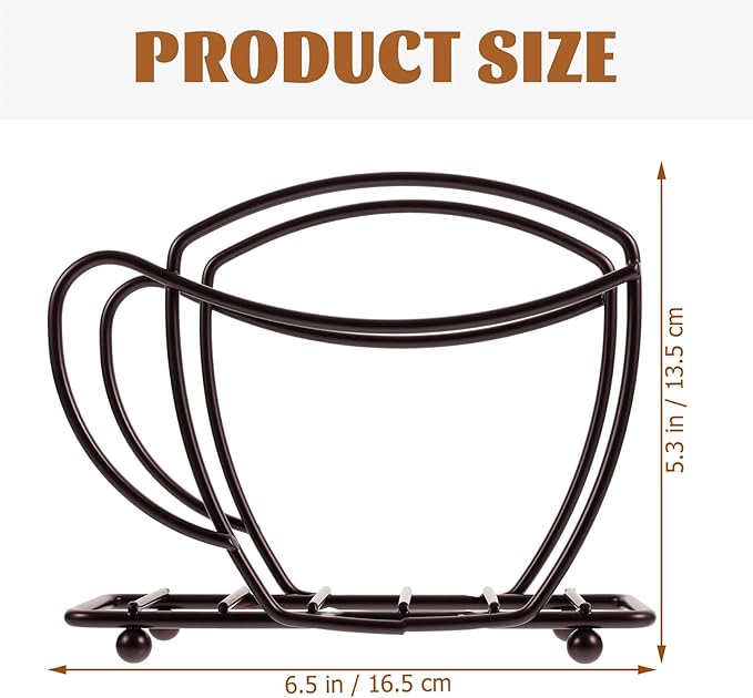 Generic Freestanding Coffee Cup Shaped Napkin Holder Minimalist Paper Towel Dispenser for Home and Restaurant Tabletop Use Practical Desktop Decoration