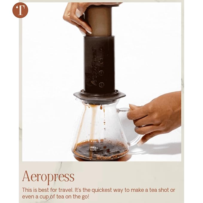 Teaspressa Organic Rooibos Cape Town Herbal Tea – Brews Like Espresso - Bold, Rich, Full-Bodied - Caffeine Free - Make Tea Lattes at Home - Vegan & Gluten-Free - Barista-Quality - Makes 30 Cups - Great Gift Idea