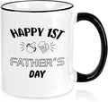 First Time Dad Gifts, New Dad Gifts, Happy 1st Father's Day Coffee Mug, First Fathers Day Gift for New Father, Fathers Christmas Gift for Papa, 11Oz
