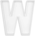 10" Reusable Plastic Box Form Tray Display for Treats, Charcuterie, Cake Pop, Candy, Charcuterie Box, Custom Charcuterie Letters Fillable - Reusable Letter Box - (White Plastic, W)