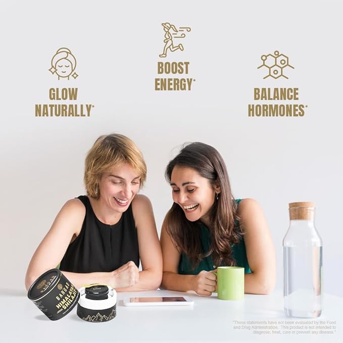 Himalayan Shilajit Resin for Women | 100% Pure, Gold Grade & Lab Tested | Boosts Energy, Immunity & Vitality with Fulvic Acid & 85+ Minerals | 30g of Premium Wellness