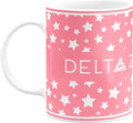Delta Zeta Ceramic Coffee Mug 11 OZ Tea Cup (Delta Zeta # 5)