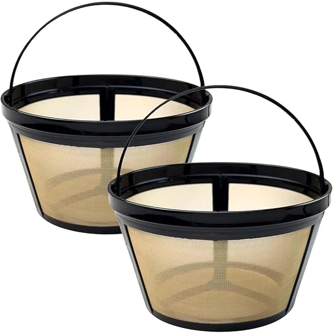 Blisshour Reusable Coffee Filter, fits Mr. Coffee 10-12 Cup Coffee Maker Coffee Filters for Mr Coffee Filter Basket (1 PCS)