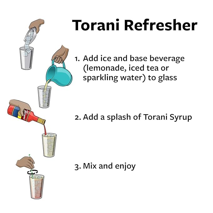 Torani Puremade Blackberry Flavored Drink Syrup, 25.4 fl oz (Pack of 4)