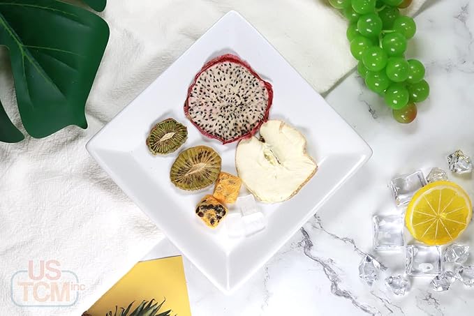 USTCM JoyFull Mixed Fruit Infusions Fruit Tea Single Pack All Natural Dried Fruits Mixed Flavors Make Perfect Tea! 15g (Combo 1, Pack of 3)