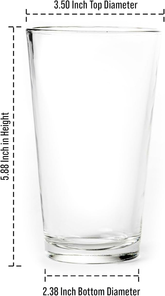 Bigfoot in the Forest Pint Glass by Black Lantern – Single 16oz Nature Beer Glass for Outdoors & Craft Beer
