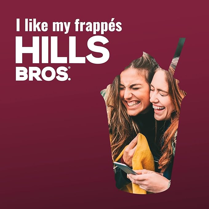 Hills Bros. Frappés, Chocolate Espresso Drink Mix, Gluten Free, Kosher Certified, Easy to Make, Rich and Decadent, 2.3 oz ( Pack of 12 )