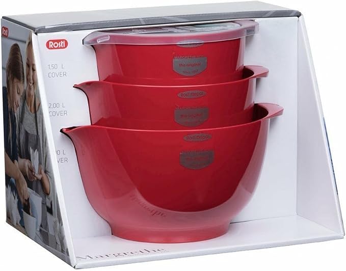 Rosti Precision Craft Mixing Bowl Set 2 Pcs Elevate Your Culinary Experience Stylish Nesting Bowls for Effortless Cooking and Baking