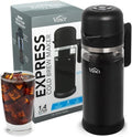 VINCI Express Cold Brew, Electric Cold Brew Coffee Maker in 10 minutes, Glass Carafe, 4 Brew Strength Settings & Cleaning Cycle, Easy to Use & Clean 1.4 Liters Push Button Control