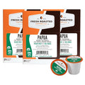 Fresh Roasted Coffee, Organic Papua New Guinea | USDA Organic, 100% Single Origin, Kosher | Medium Roast 72 Pods for K Cup Brewers