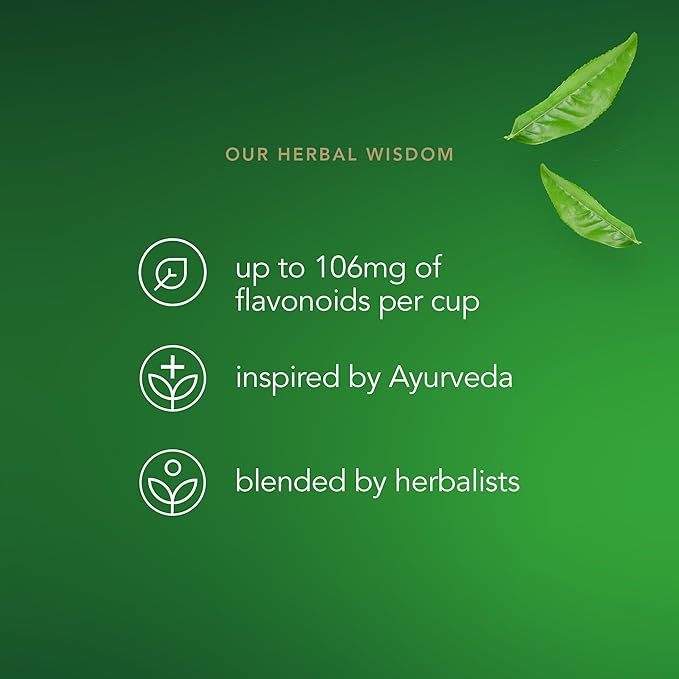 Pukka Supreme Matcha Green Organic Herbal Tea, Energizing Infusion Organic Tea Selection, with Matcha Powder, Ideal for Daily Vitality, Caffeine Free, 20 Total Bags