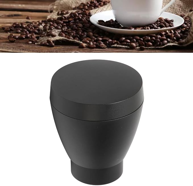 60g Reusable Aluminium Alloy Coffee Grinder Bean Bin (Black)