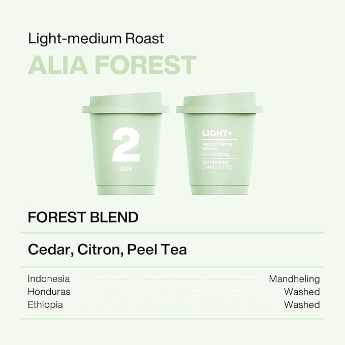 SATURNBIRD Instant Coffee Cold Brew，Coffee Packets of Light-Medium Roast, 100% Arabica, Enjoy Hot/Cold Freeze Dried Iced Coffee, 24 Single Servings for Home, Travel, Office (NO.2)