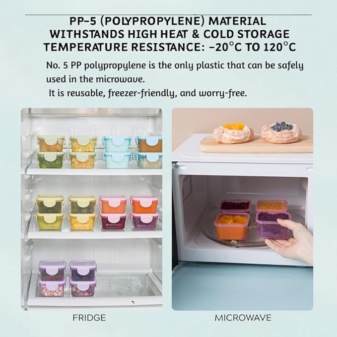 150 ml Food Storage Containers – BPA-Free Thickened PP, 4-Latch Airtight Lid, Freezer/Microwave/Dishwasher Friendly (Clear With Black)