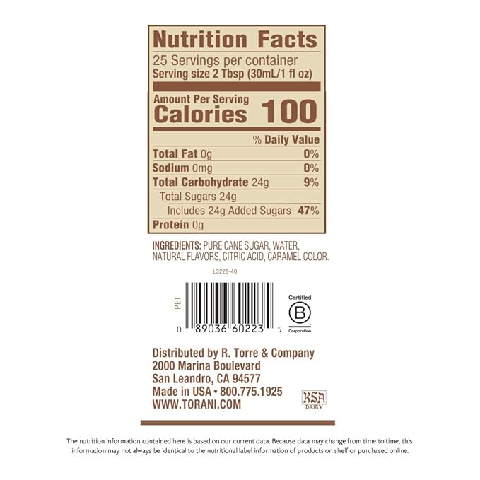 Torani Puremade Syrup, Pumpkin Spice, 25.4 Ounces (Pack of 4)