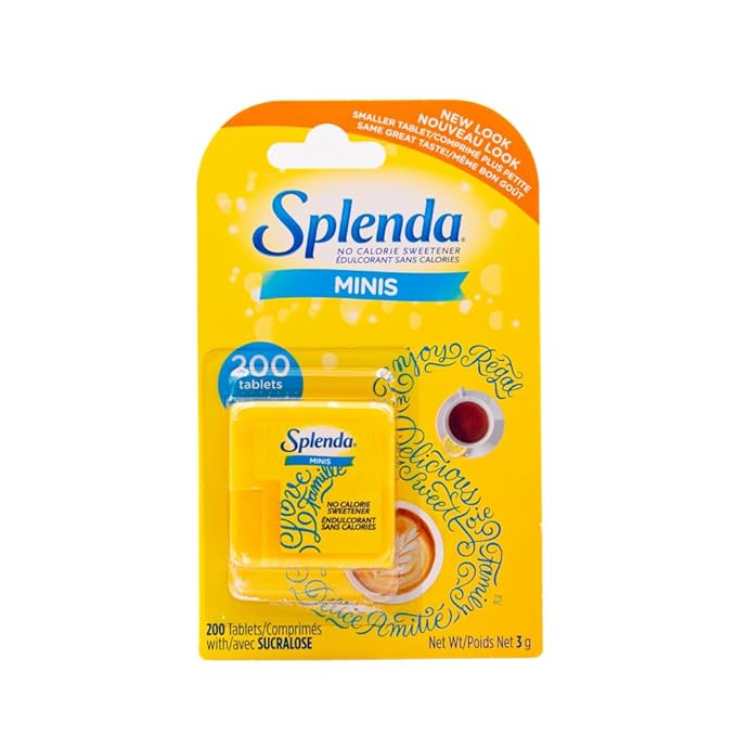 SPLENDA No Calorie Sweetener, Mini Dissolvable Tablets,200 Count (Pack of 4)