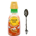 Premium Liquid Coffee Creamer, 32 fl oz Liquid Non-Dairy Creamer for Coffee with Dumbass Coffee Gem Spoon (Zero Sugar Pumpkin Pie Spice) Gem Spoon