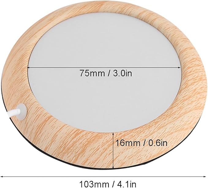 Electric Coffee Mug Warmer, Smart Coffee Warmers for Office Desk, Mug Warmer, Cup Warmer Tea Warmer, Electric Beverage Warmer USB Rechargeable for Cocoa Tea Milk
