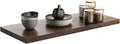 Wall Shelf Set of 1, Rustic Brown Floating Shelves 36 in W x 10 in D x 1 in H, Wooden Floating Wall Shelf with Invisible Brackets for Living Room/Bedroom/Bathroom/Kitchen Storage and Decor