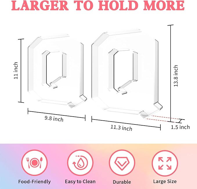 13.8" Acrylic Letter Charcuterie Tray, Charcuterie Letters Fillable Box for Food, Reusable Serving Cake Candy Dish Display Tray for Birthday Anniversary Party Decoration (Letter Q)