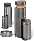 Electric Burr Coffee Grinder, Professional Espresso Grinder, Quiet, Compact, 65g Single Dose, 90 Settings, Easy to Use & Clean, Stainless-steel Burrs, Great Flavor in Pour Over, French Press