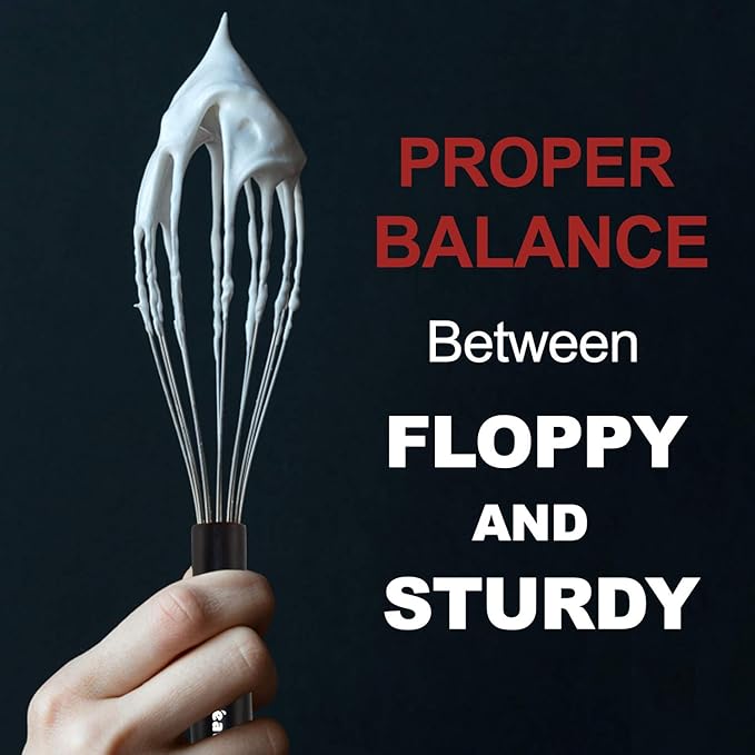 3 Packs Stainless Steel Whisk Set - Balloon Whisk, Anaeat Thick Stainless Steel Wire ＆ Strong Handles, Egg Beater for Cooking, Blending, Whisking, Beating and Stirring (9"+11"+12")