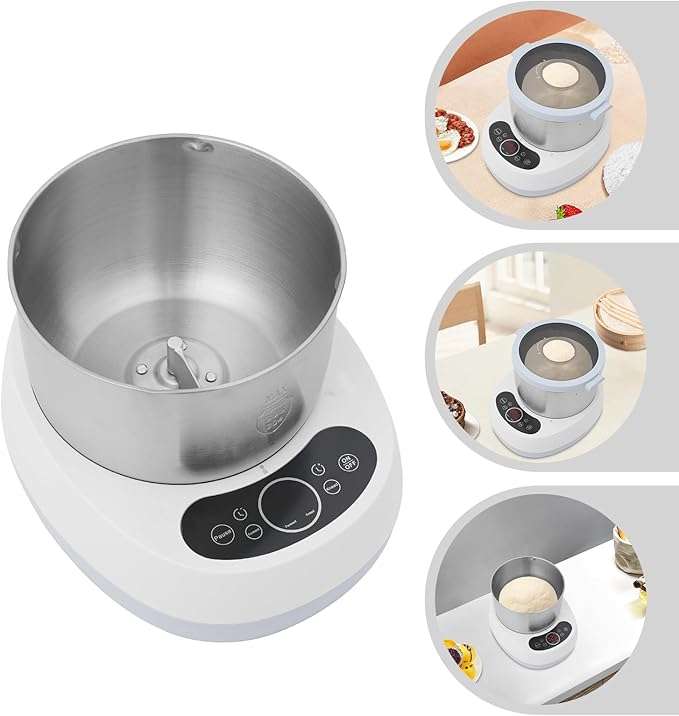 169oz Electric Dough Maker with Fermentation,230W Dough stand Mixer Machine with Digital Screen,Automatic Kneading Machine for Bakery (Blue)