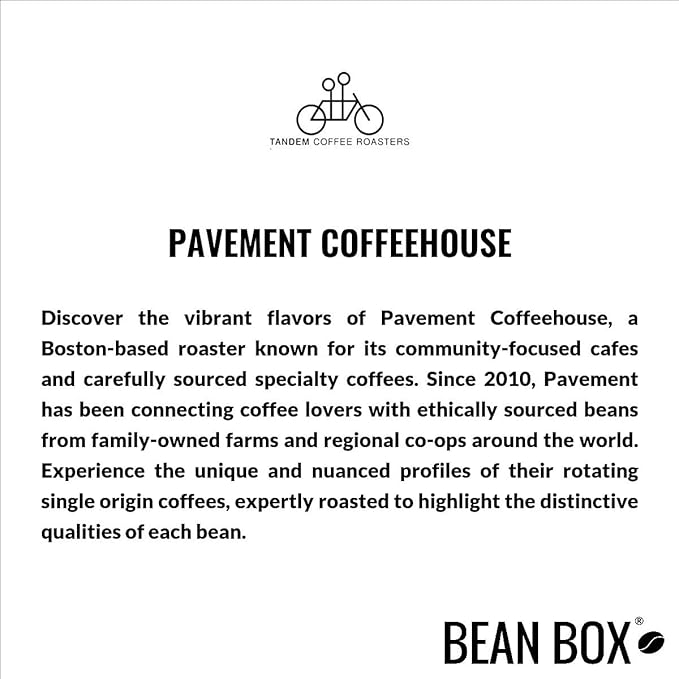 Bean Box Boston Coffee Sampler, 2-Pack - Roasted by Pavement Coffeehouse, Gourmet Arabica Coffee, Variety Pack - Freshly Ground