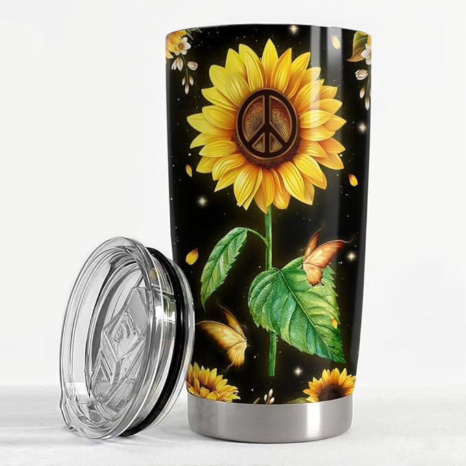 SANDJEST Inspirational Gifts for Birthday Inspirational Cups Tumbler 20oz Stainless Steel Insulated Tumblers Coffee Travel Mug Cup Motivational Gift for Women Friends Coworker