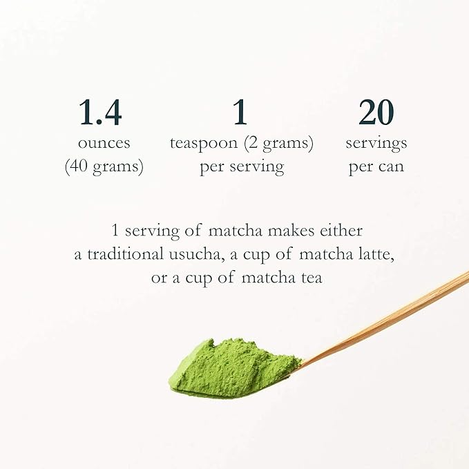 Naoki Matcha Fragrant Yame Blend – Authentic Japanese First Harvest Ceremonial Grade Matcha Green Tea Powder from Yame, Fukuoka (40g / 1.4oz)