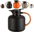 70oz constant temperature tea kettle, double-wall 304 stainless steel vacuum insulated tea kettle,ergonomic design, perfect for indoor and outdoor use (Noble Black)