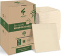 Weemium Compostable Napkins Disposable - FSC Certified - 300 Pack, 2-Ply - 6.5 x 6.5 Inch Folded - Post-Consumer Recycled Material - Biodegradable & Highly Absorbent Paper Napkins for Lunch & Dinner