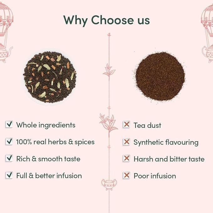 VAHDAM, Chai Tea Gift Set - Oprah's Favorite Chai Loose Leaf Tea in Tin Caddy Gift Box | Exotic Chai Tea Blends | Gluten Free, Non GMO | Christmas Tea Gifts