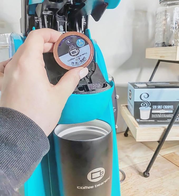 Sea Salt Caramel Coffee Pods by Coffee Beanery | 192ct Bulk Flavored Coffee Pods Medium Roast Coffee