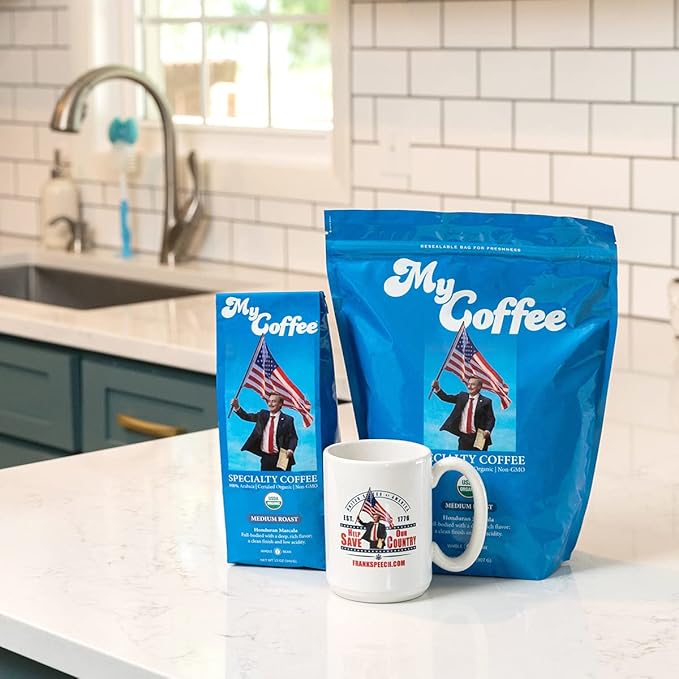 Whole Bean MyCoffee - Organic, Specialty Grade, 100% Arabica, Non-GMO Coffee [Medium Roast, 12oz Bag]