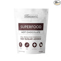 Superfood Hot Chocolate | 25 Servings | With Grass-fed Collagen, Organic Cacao, Cinnamon, Ashwagandha, Turmeric & Lion’s Mane | No Sugar Added | Supports Gut Health, Immunity & Cognitive Function*