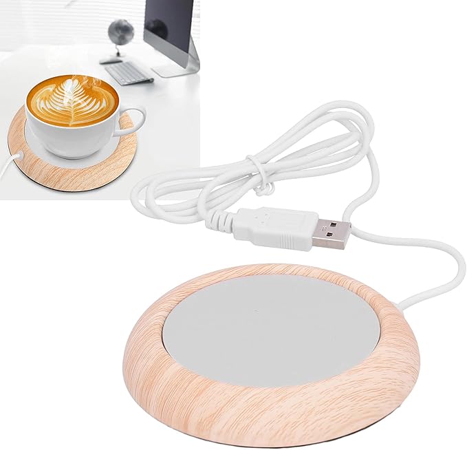 Electric Coffee Mug Warmer, Smart Coffee Warmers for Office Desk, Mug Warmer, Cup Warmer Tea Warmer, Electric Beverage Warmer USB Rechargeable for Cocoa Tea Milk