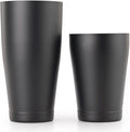Barfly Shaker Cocktail Tin, Set (18 oz and 28 oz), Matte Black