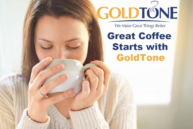 GoldTone Brand Reusable No.4 Cone Style Replacement Cuisinart Coffee Filter replaces your Permanent Coffee Filter for Cuisinart Machines and Brewers (2 Pack)