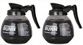 Coffee Pot Decanter/Carafe, 2 Black Regular, 12 Cup Capacity, Set of 2,