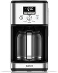Gevi 14-Cup Drip Coffee Maker, Programmable with Timer for Home & Office, 2-Hour Warm, Pause & Serve, Glass Carafe