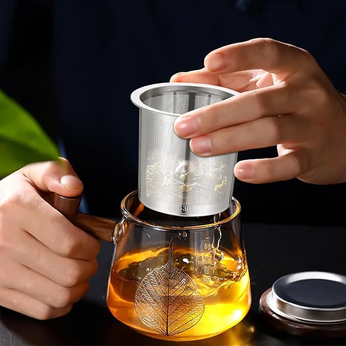 Stainless Steel Tea Infuser for Loose Leaf Tea, Reusable Mesh Strainer for Teapots, Mugs and Cups