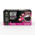 VINIA Decaf Medium Dark Roast with Red Grape Piceid Resveratrol, Nitric Oxide for Heart Health, Alertness, Physical Energy & Blood Flow Circulation. 60ct K-Cup Pods