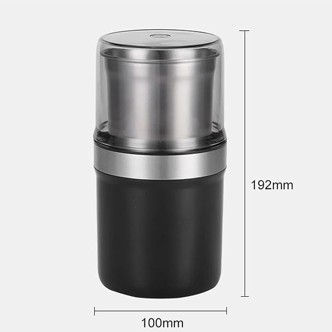 Voltix Electric Multi-Purpose Cup Grinder - Large Capacity Stainless Steel for Wet and Dry Foods, Coffee Grinder, Easy to Clean (US plug, cross-blade cup)